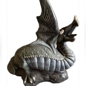 Black and Gray Dragon Ceramic